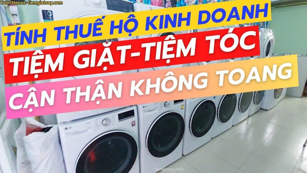 Thuế hộ kinh doanh giặt là công nghiệp 2025